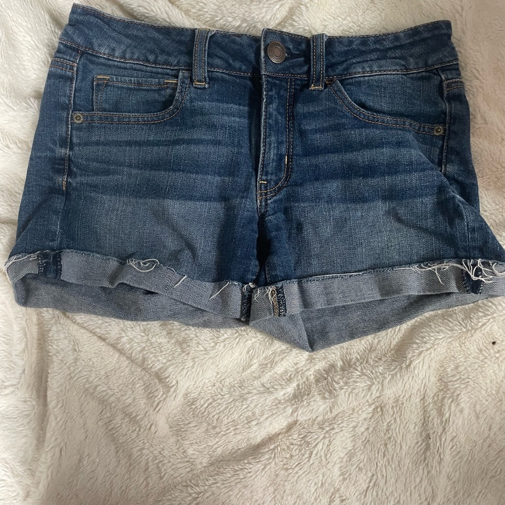 American Eagle Outfitters Blue Denim Jean Shorts